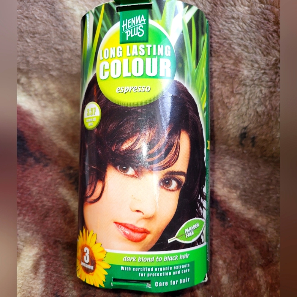 🆕️Henna Plus Long Lasting Color 3.37 Espresso Lasts 3 Months